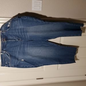 Torrid high rise boyfriend crop jeans size 28S